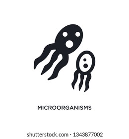 microorganisms isolated icon. simple element illustration from science concept icons. microorganisms editable logo sign symbol design on white background. can be use for web and mobile