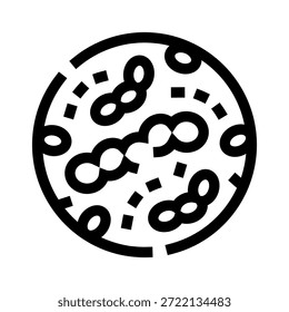 Microorganisms multiplying on a growth medium in a laboratory environment, illustrating medical research, biological analysis, and cellular development within a scientific setting