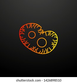 microorganisms nolan icon. Elements of bacteria set. Simple icon for websites, web design, mobile app, info graphics