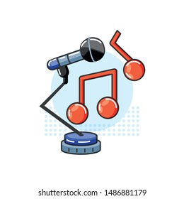 microphone audio device technology icon