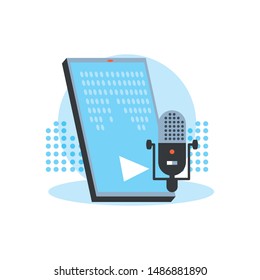 microphone audio device technology icon