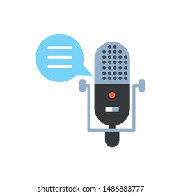 microphone audio device technology icon