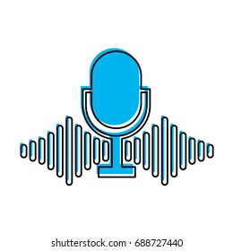 microphone audio isolated icon