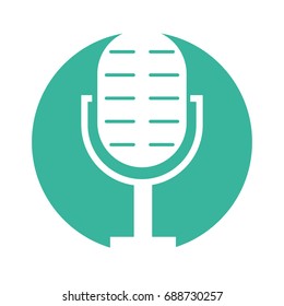 microphone audio isolated icon