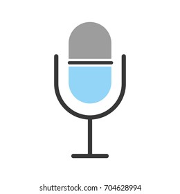 microphone audio isolated icon