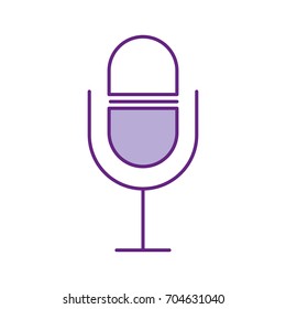 microphone audio isolated icon