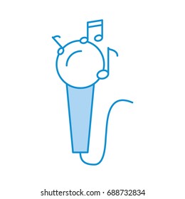 microphone audio with notes