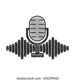 microphone audio with notes