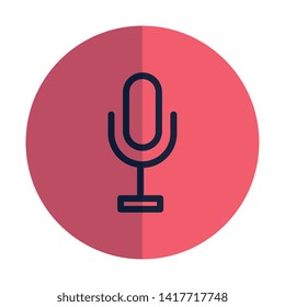 microphone audio record isolated icon
