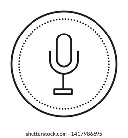 microphone audio record isolated icon