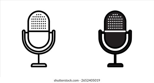 Microphone Audio Recording Podcasting Icon