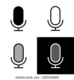 microphone audio voice icon vector