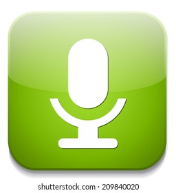 Microphone button