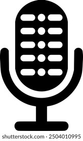 Microphone button for logos and app icons