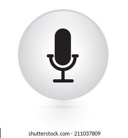 microphone button web icon 