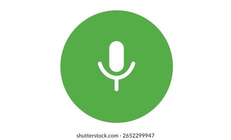 microphone call recording icon for app web logo application UI design