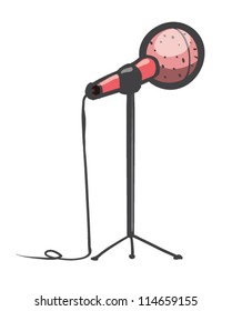 Microphone Cartoon