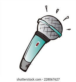 microphone cartoon