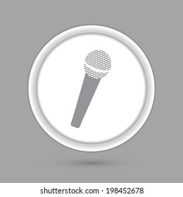 microphone circle icon