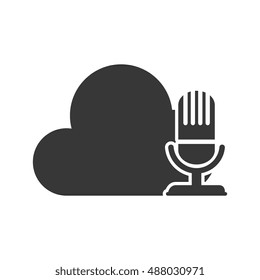 microphone and cloud data storage