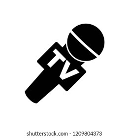 microphone - communication icon vector