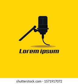 Microphone Condenser Icon Vector Illustration for Logo or Icon