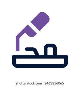 microphone conference icon. vector dual tone icon for your website, mobile, presentation, and logo design.