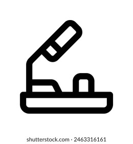 Mikrofon-Konferenzsymbol. Vektorgrafik-Liniensymbol für Website, Handy, Präsentation und Logo-Design.