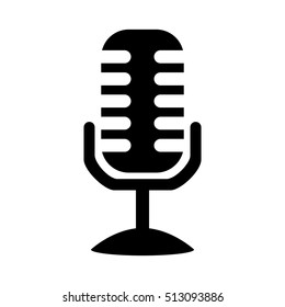 microphone with cord icon