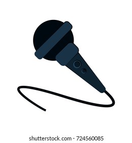 microphone with cord icon image 