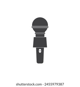 Mikrofon Design Icon Illustration Vorlage