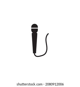 microphone design ilustration icon logo templat