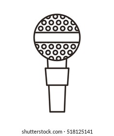 microphone device isolated icon vector illustration design