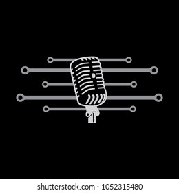 microphone digital logo