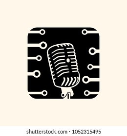 microphone digital logo