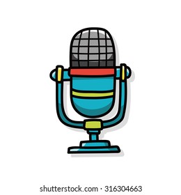microphone doodle