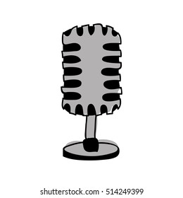 microphone drawing icon image 