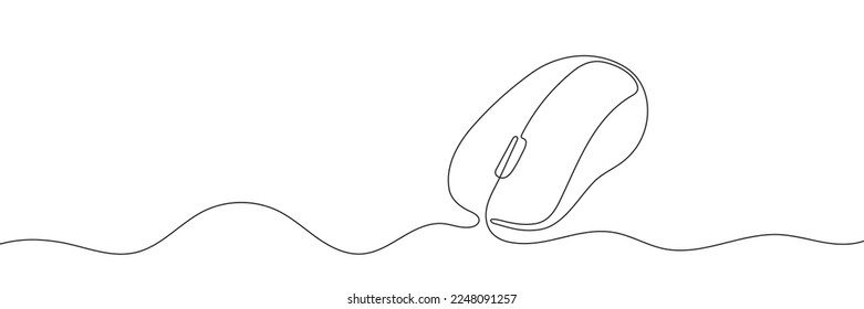 The microphone is drawn in one line on a white background