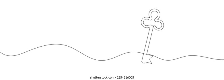The microphone is drawn in one line on a white background