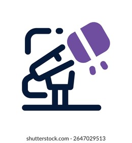 microphone duotone icon. Sleek and modern vector icon for websites, mobile apps, marketing materials, and corporate design. Fully scalable and ready to use.
