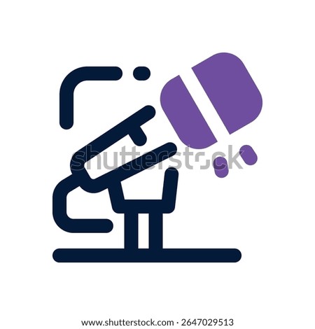 microphone duotone icon. Sleek and modern vector icon for websites, mobile apps, marketing materials, and corporate design. Fully scalable and ready to use.