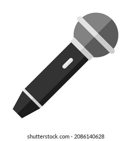 ilustración de vector de clipart plana de micrófono