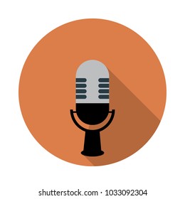microphone flat icon