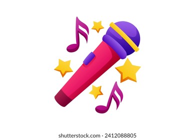 Microphone Functional Music Related Sticker
