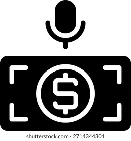 Mikrofonsymbol, Symbolgrafik, Vektor