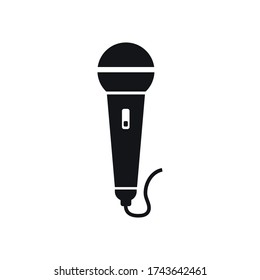 Microphone graphic design template vector isolated