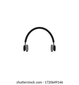 Símbolo vectorial del logotipo del icono Micrófono y auriculares