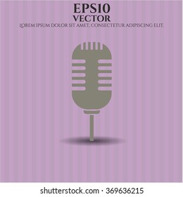 Microphone high quality icon