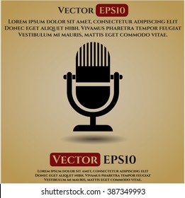 Microphone high quality icon