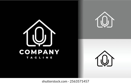 the microphone home line logo